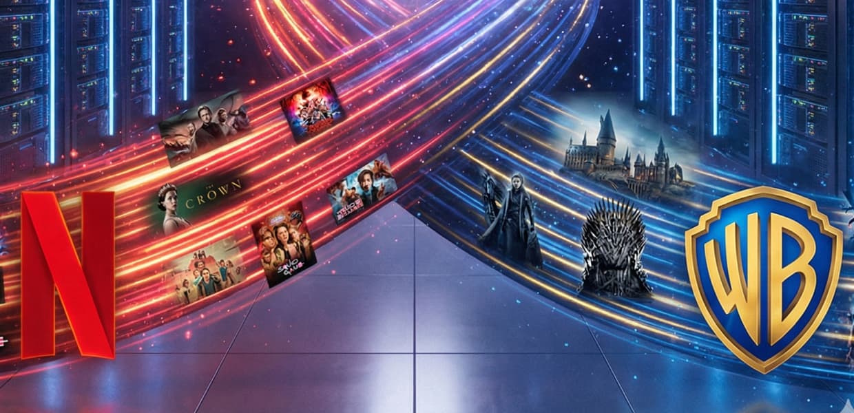 Imagen de portada para Netflix y Warner Bros: el megacuerdo de US$72.000 millones que sacude Hollywood