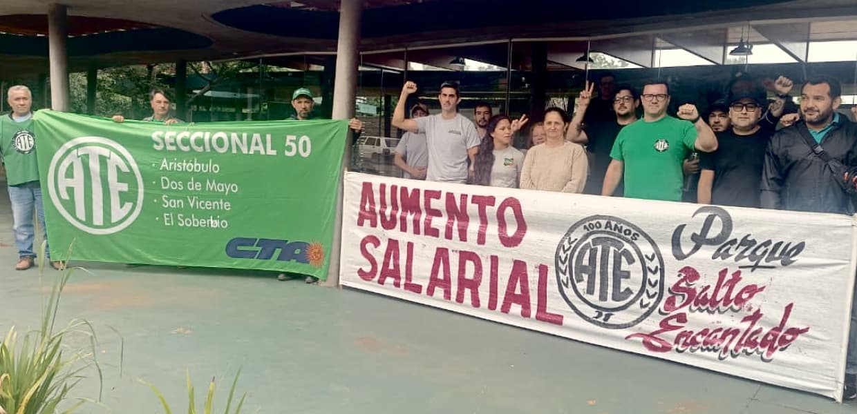 Imagen de portada para ATE Salto Encantado: Reclamo salarial persiste en vísperas de temporada