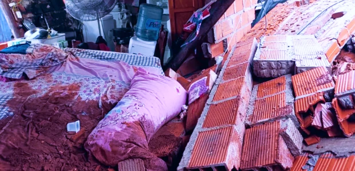 Imagen de portada para Emergencia en San Pedro: El temporal no da tregua y un derrumbe sacude a Fracrán