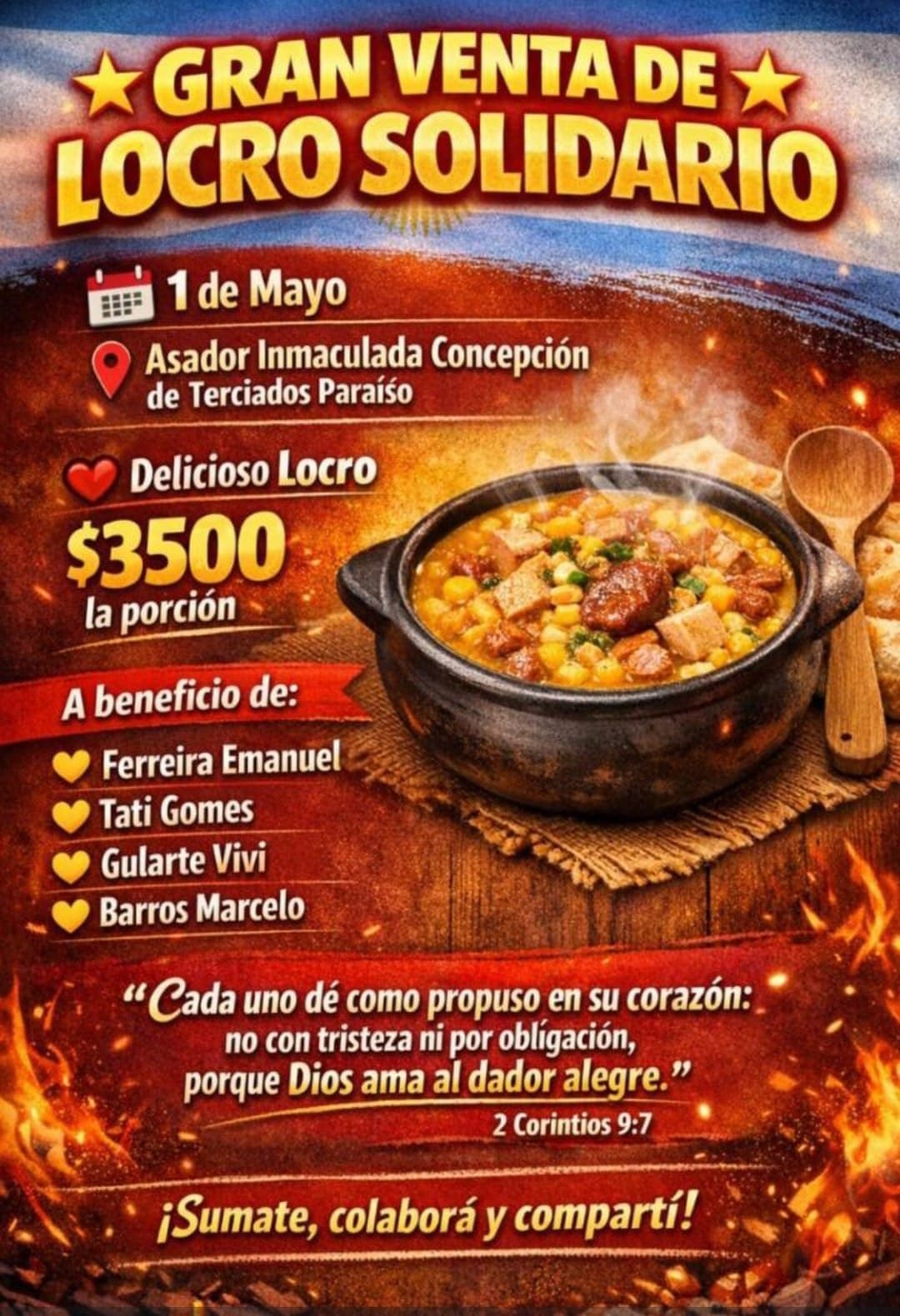 Campaña solidaria en Terciados Paraíso para ayudar a cuatro familias locales.