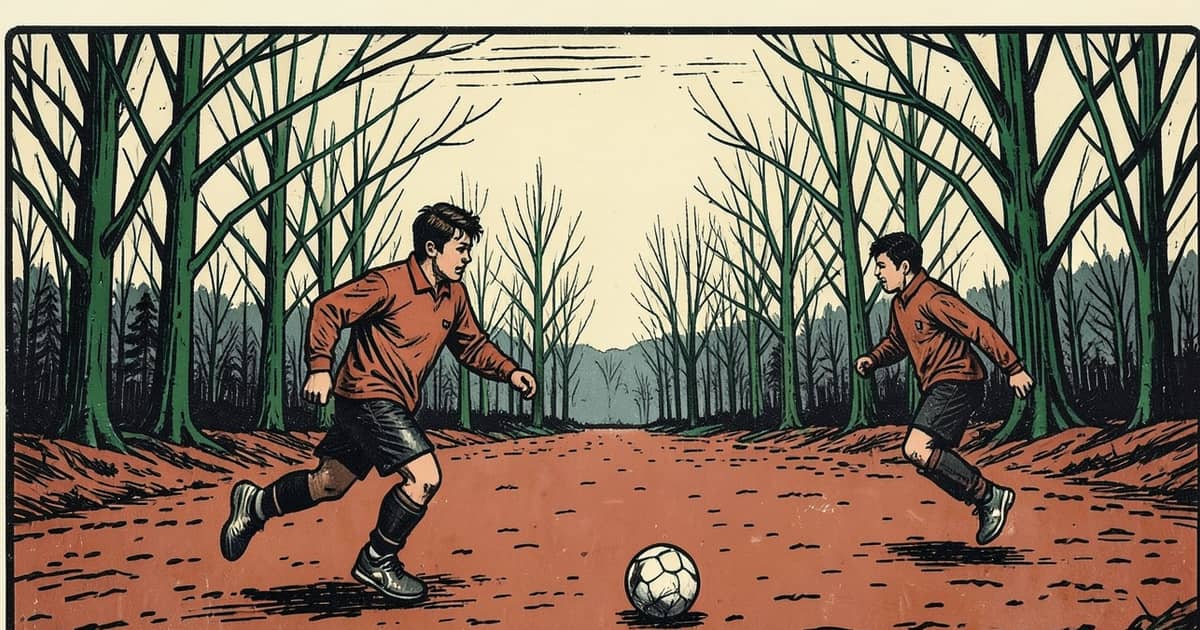 Ilustración editorial de portada sobre Fútbol en Fracrán: la Colonial y el Fútbol 9 tienen fecha