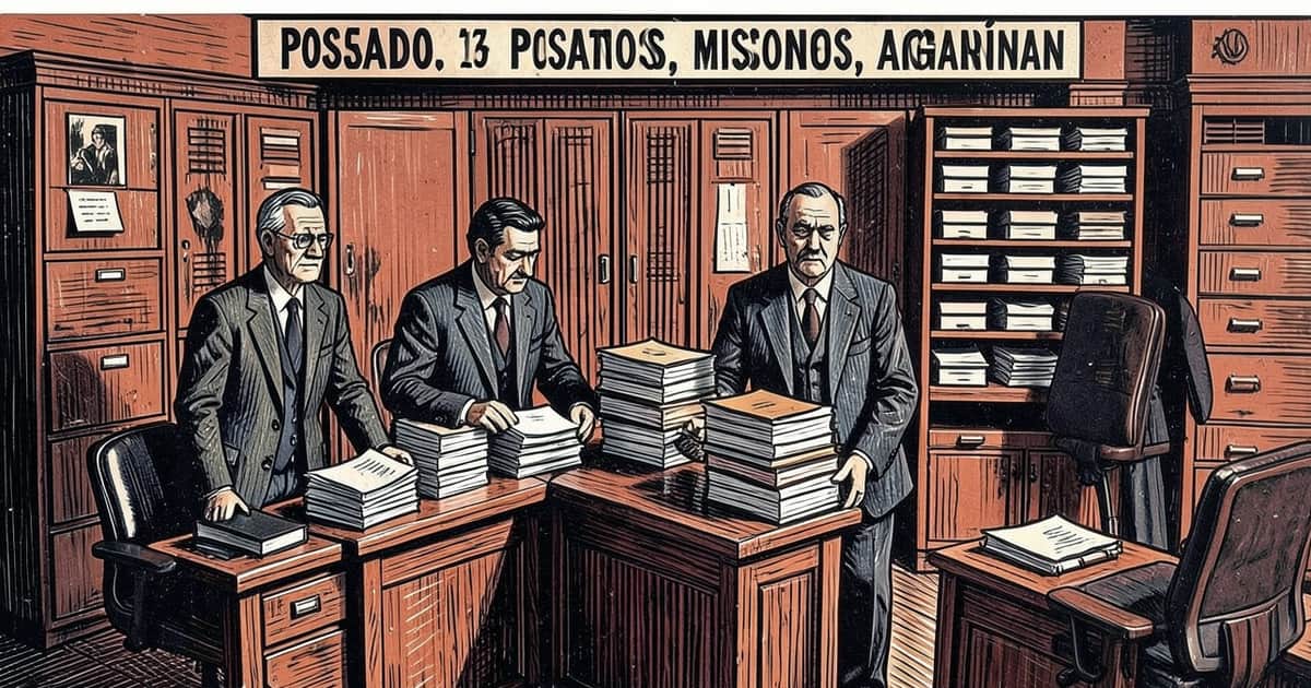Ilustración editorial de portada sobre Quién es quién en el gabinete que Passalacqua rearmó a un año de las elecciones
