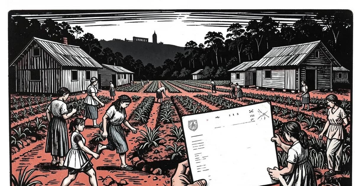 Ilustración editorial de portada sobre Guaraní: la tierra que no tiene papeles