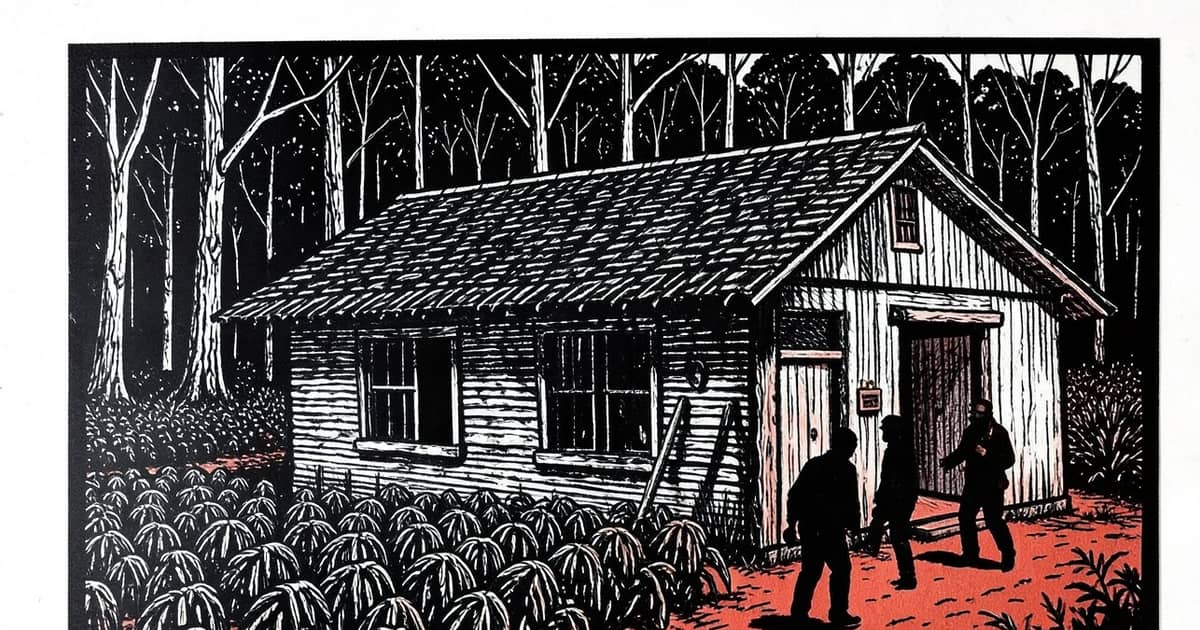 Ilustración editorial de portada sobre Robo a un productor yerbatero en Fracrán: la Policía investiga una posible entregadera