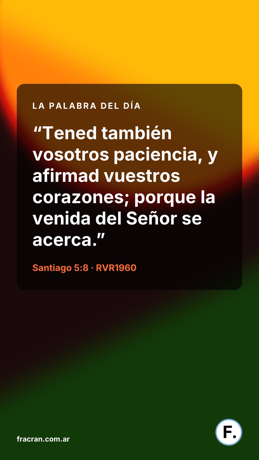 La Palabra del Día del 15 de agosto de 2026.