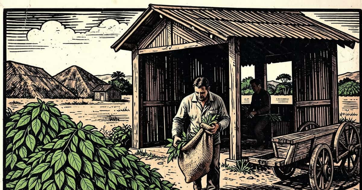 Ilustración editorial de portada sobre Yerba mate: Misiones ofrece cobro a 10 días sin precio fijo