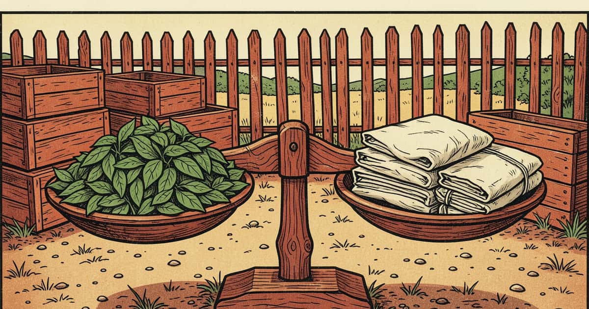 Ilustración editorial de portada sobre Yerba orgánica: el consumo superó a la exportación